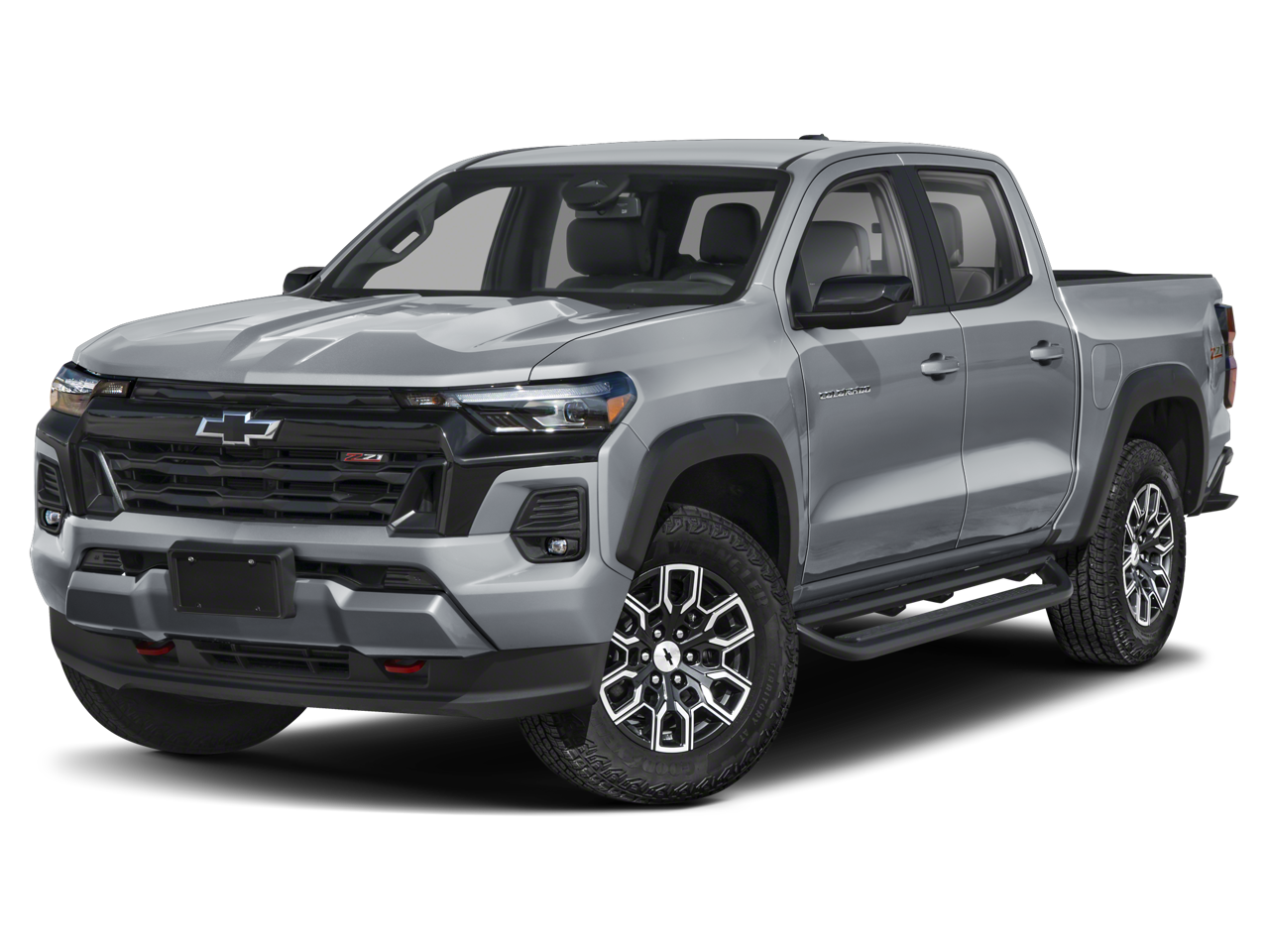 2026 Chevrolet Colorado Z71 in Summit White — front three-quarter view