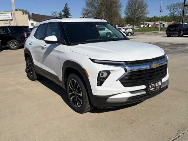2026 Chevrolet Trailblazer LT in Summit White — front three-quarter view